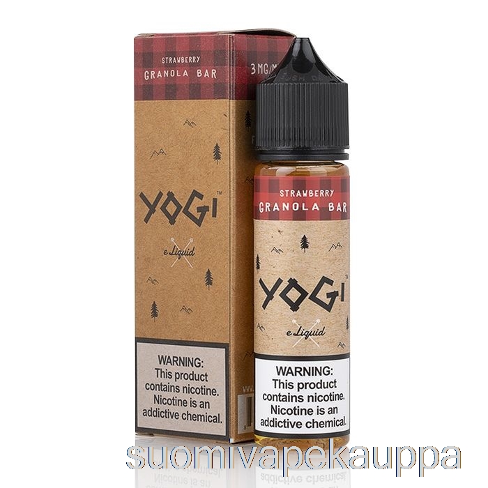 Vape Box Mansikka Granolapatukka - Yogi E-neste - 60ml 0mg